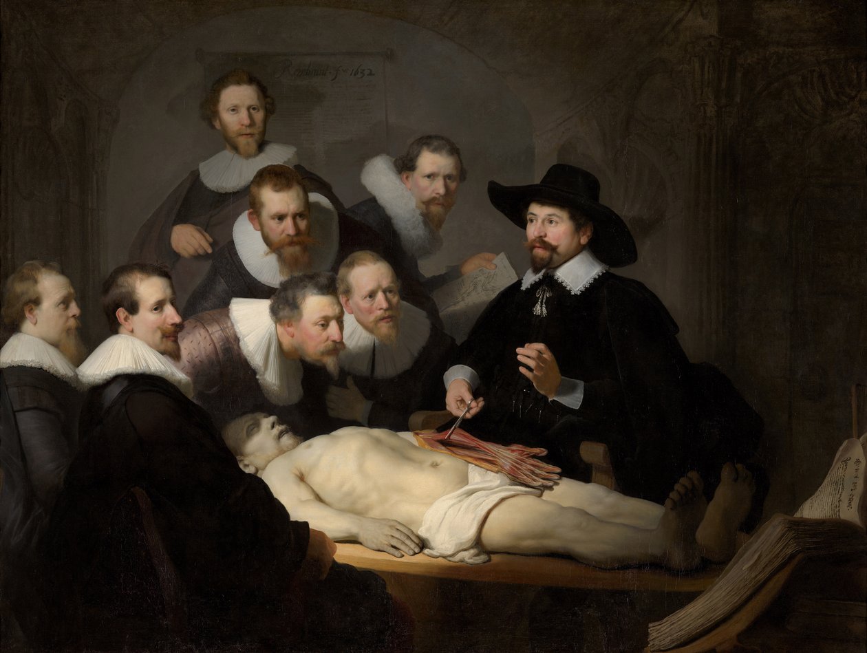 The Anatomy Lesson of Dr. Nicolaes Tulp by Rembrandt van Rijn