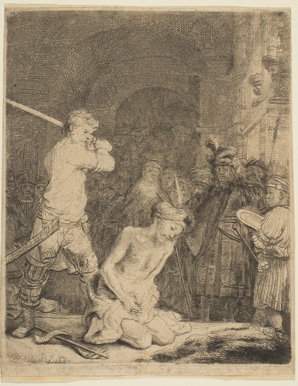 The Beheading of John the Baptist by Rembrandt van Rijn