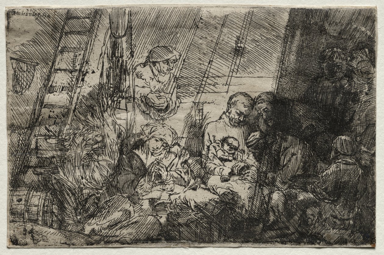 The Circumcision in the Stable by Rembrandt van Rijn