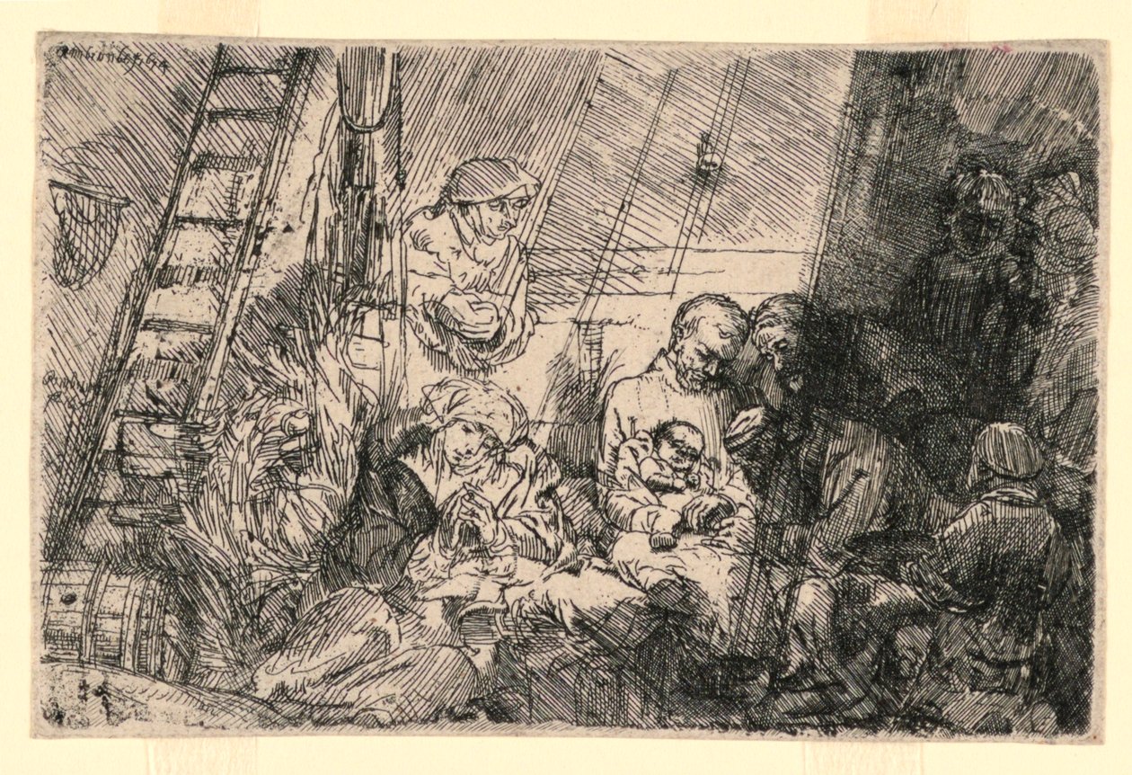 The Circumcision in the Stable by Rembrandt van Rijn