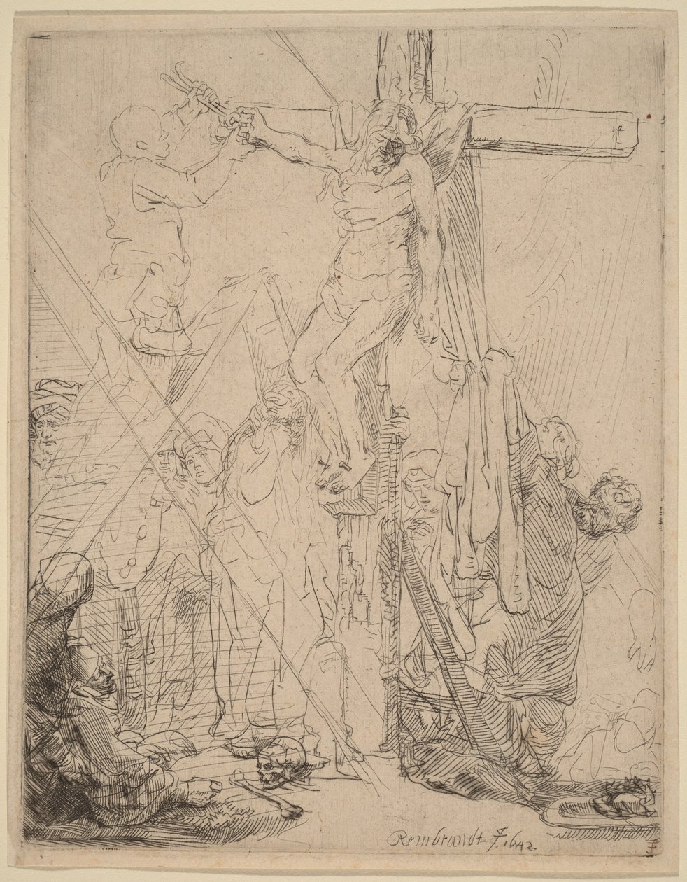 The Descent from the Cross: a Sketch by Rembrandt van Rijn
