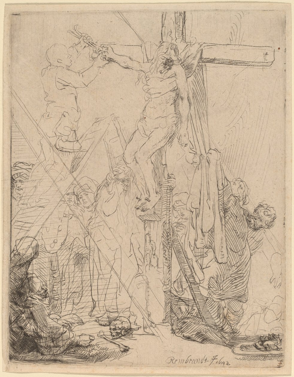 The Descent from the Cross: A Sketch by Rembrandt van Rijn
