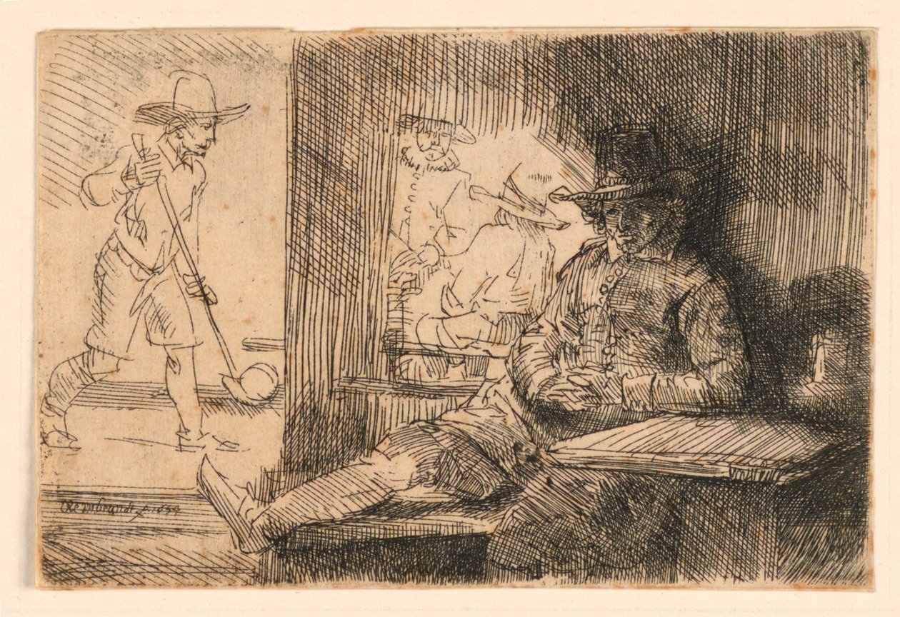 The Golf Player by Rembrandt van Rijn