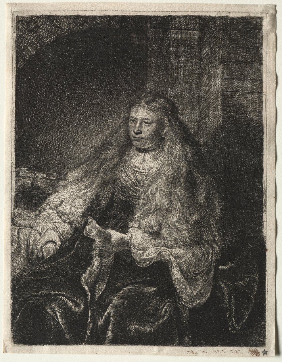 The Great Jewish Bride, 1634 by Rembrandt van Rijn