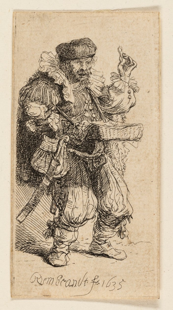 The Quacksalver by Rembrandt van Rijn