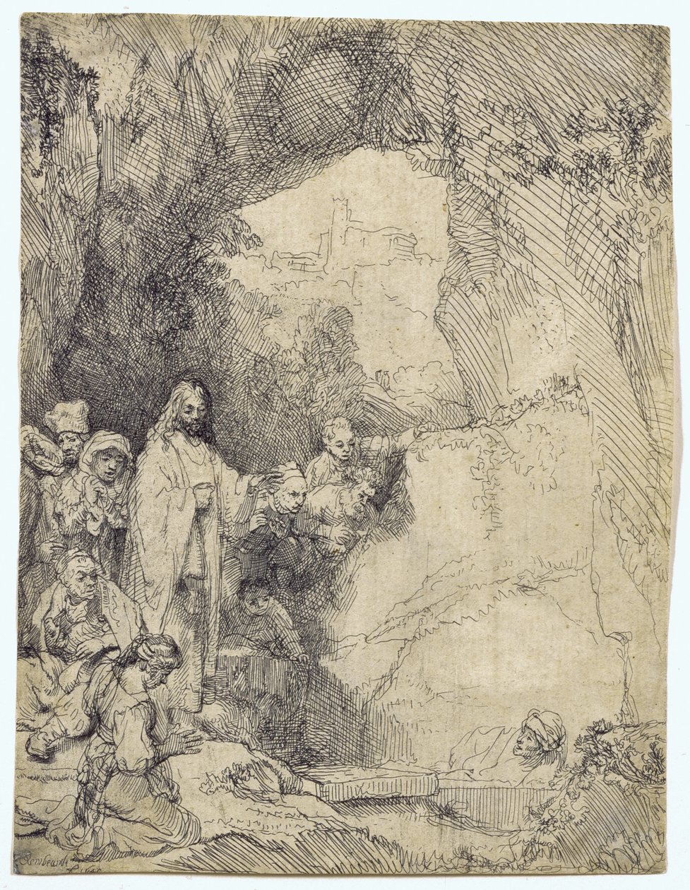 The Raising of Lazarus by Rembrandt van Rijn: Fine art print