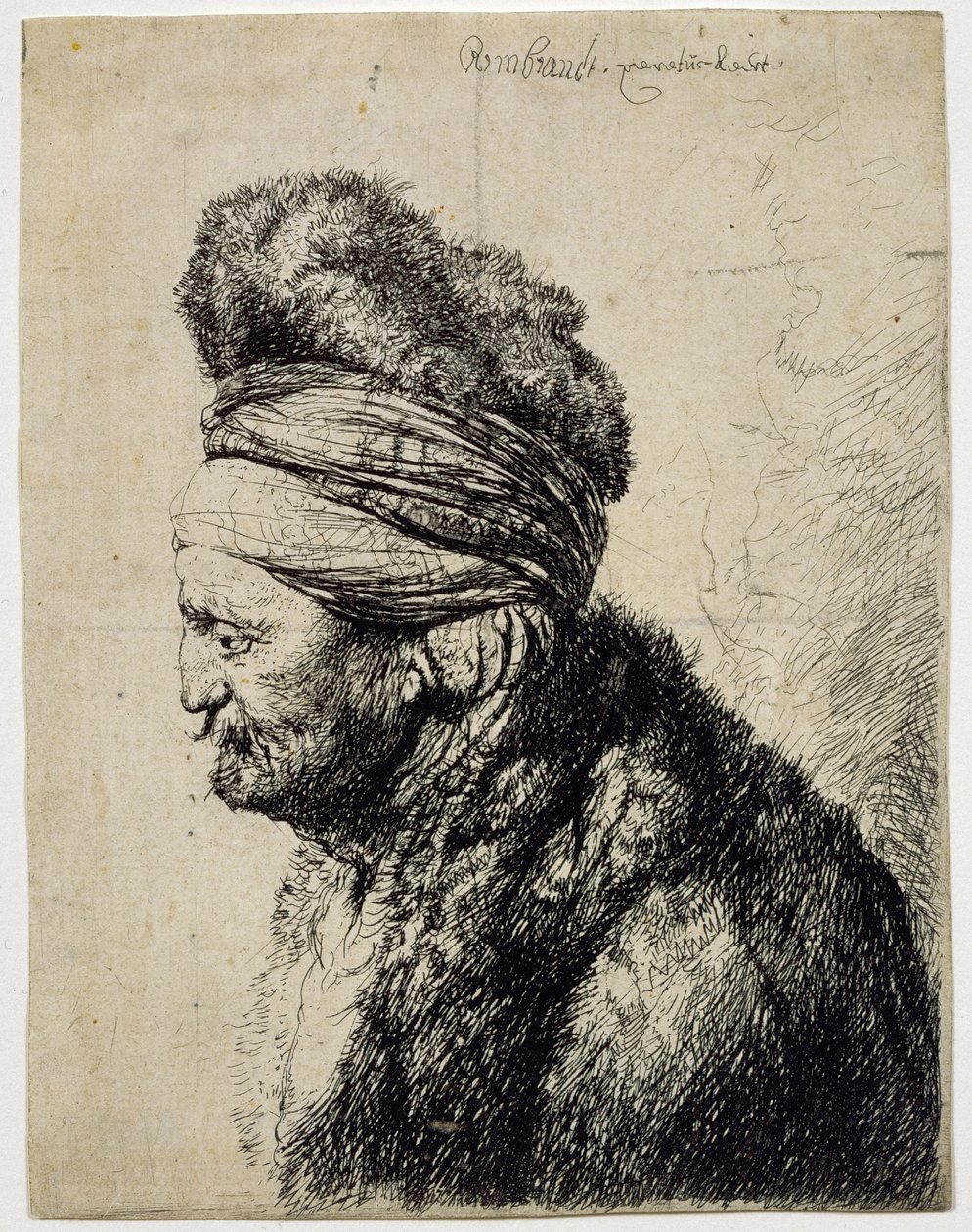 The Second Oriental Head by Rembrandt van Rijn