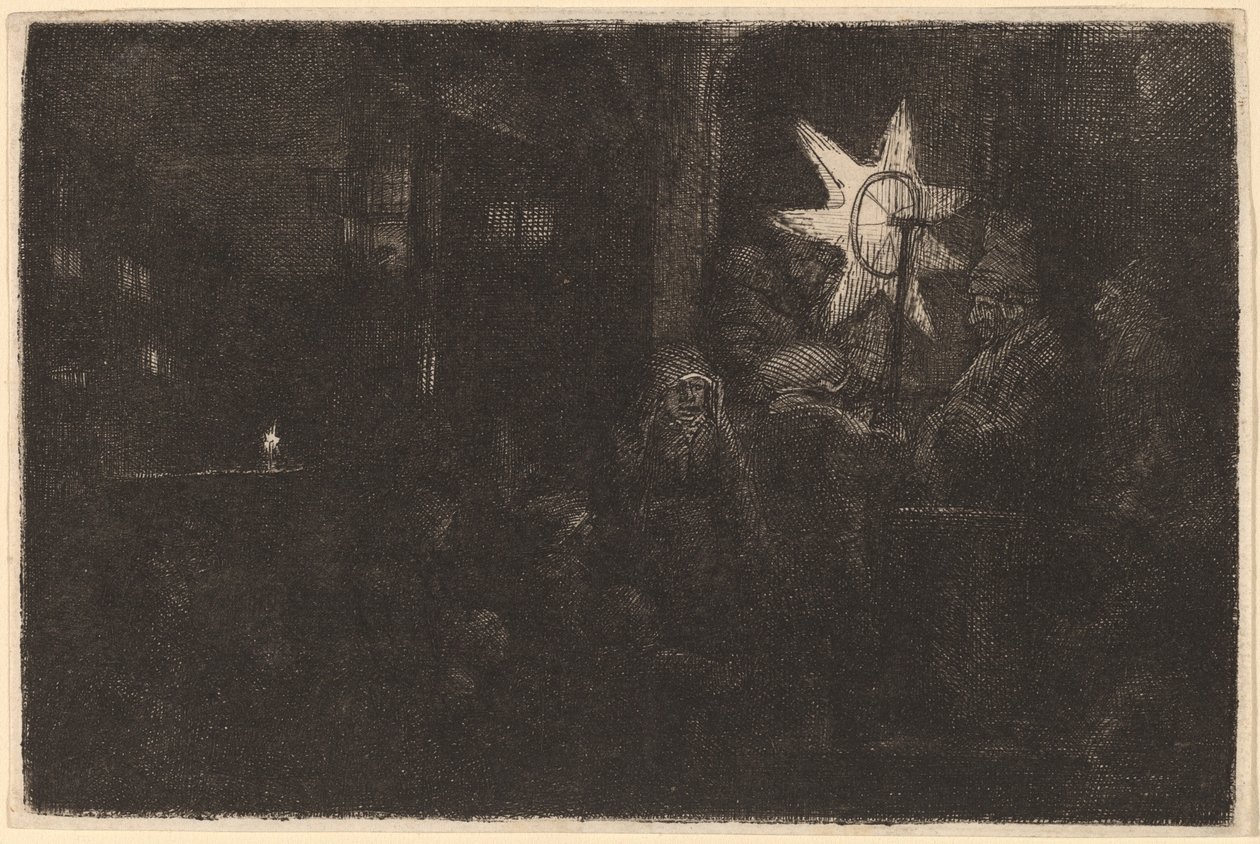 The Star of the Kings: a Night Piece by Rembrandt van Rijn