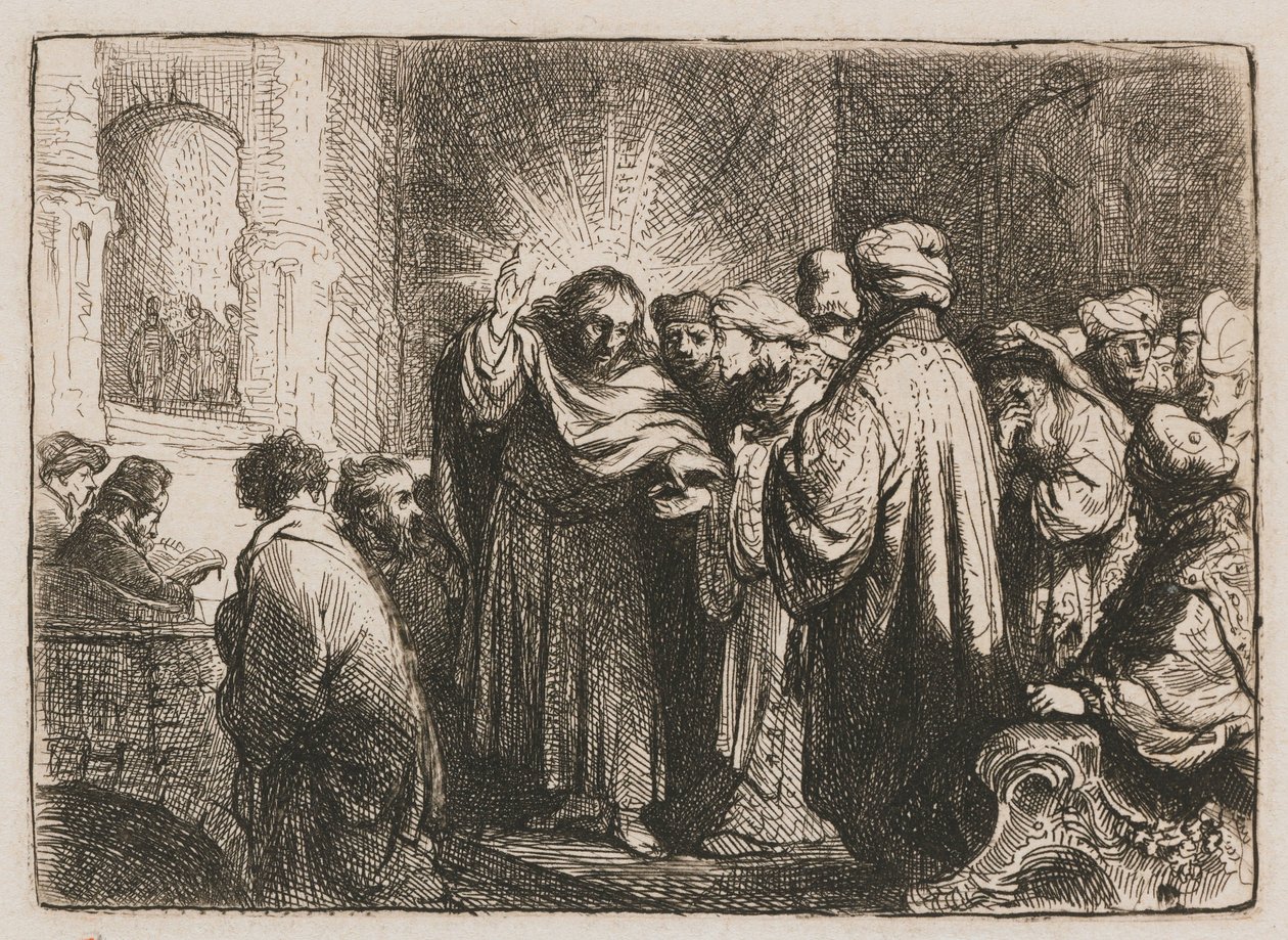 The Tribute Money by Rembrandt van Rijn