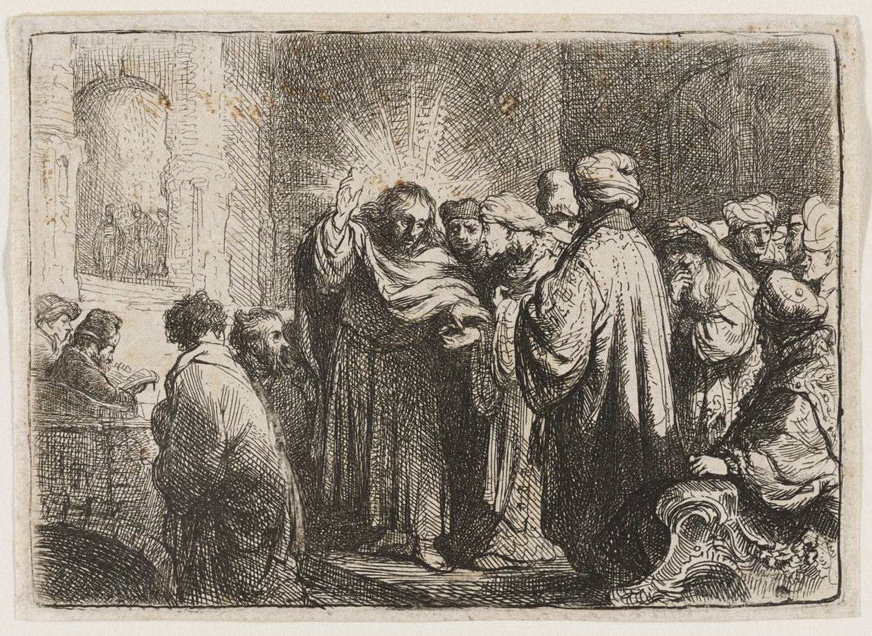 The Tribute Money by Rembrandt van Rijn