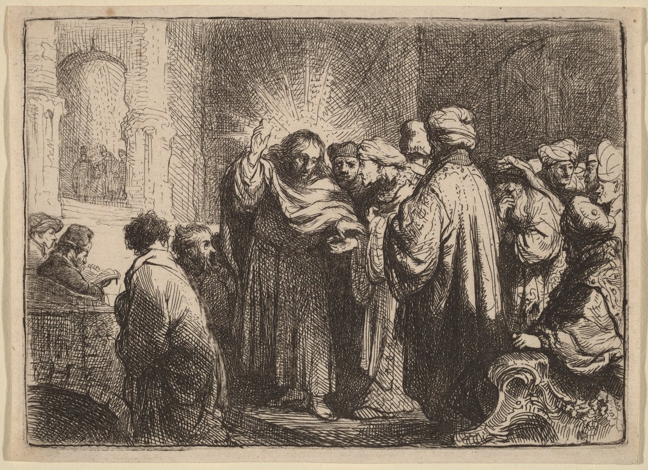 The Tribute Money by Rembrandt van Rijn