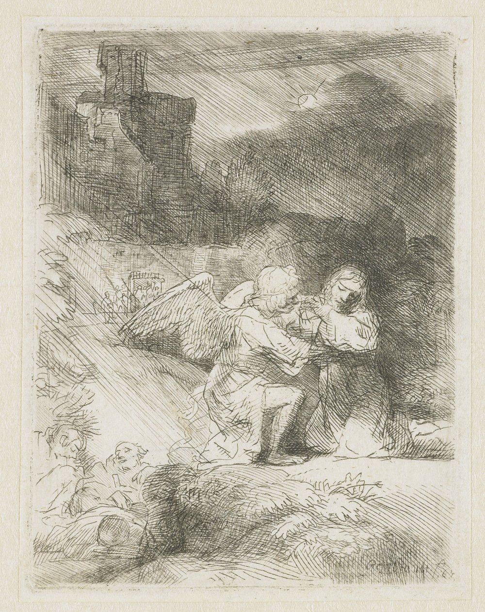 The Agony in the Garden by Rembrandt van Rijn