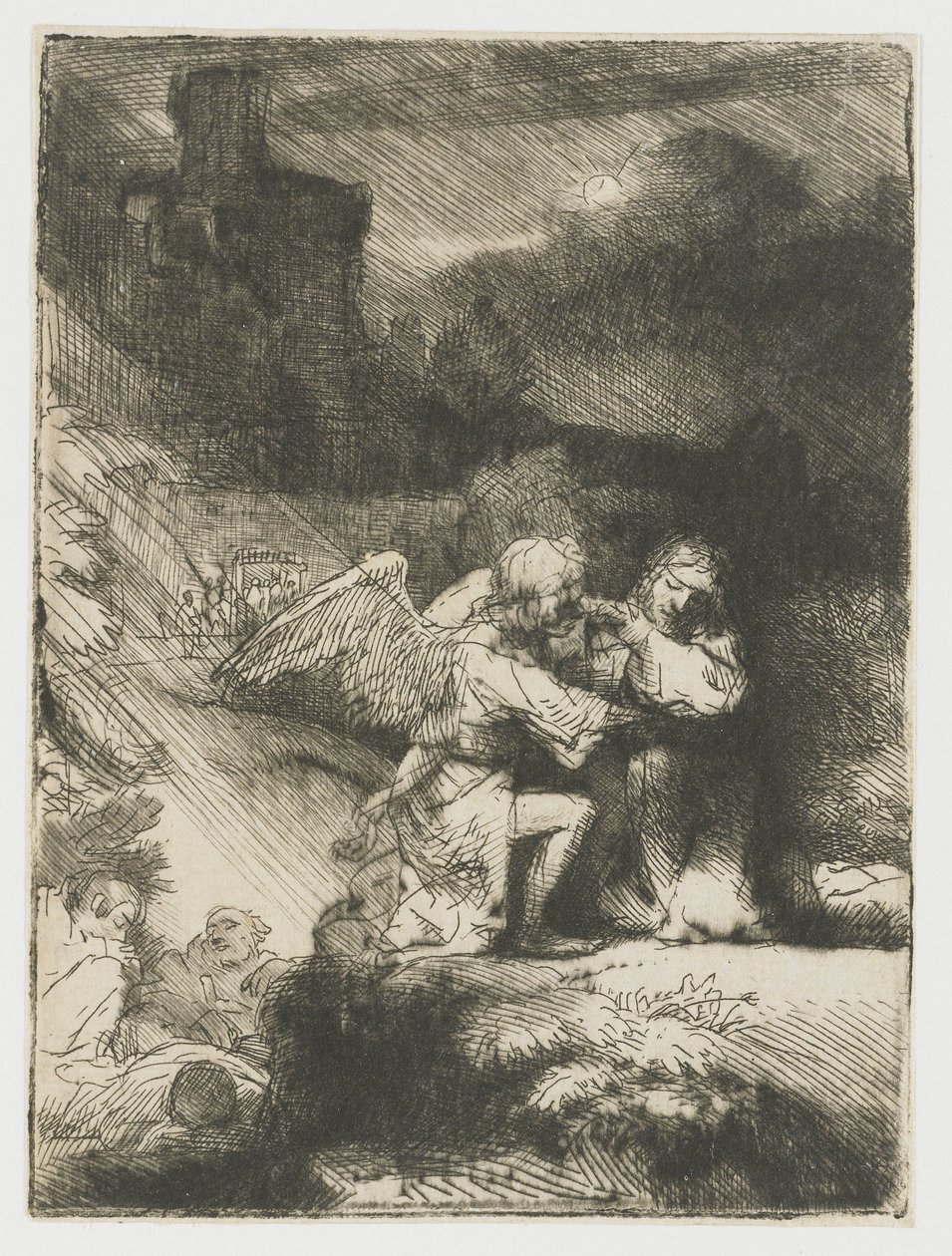 The Agony in the Garden by Rembrandt van Rijn