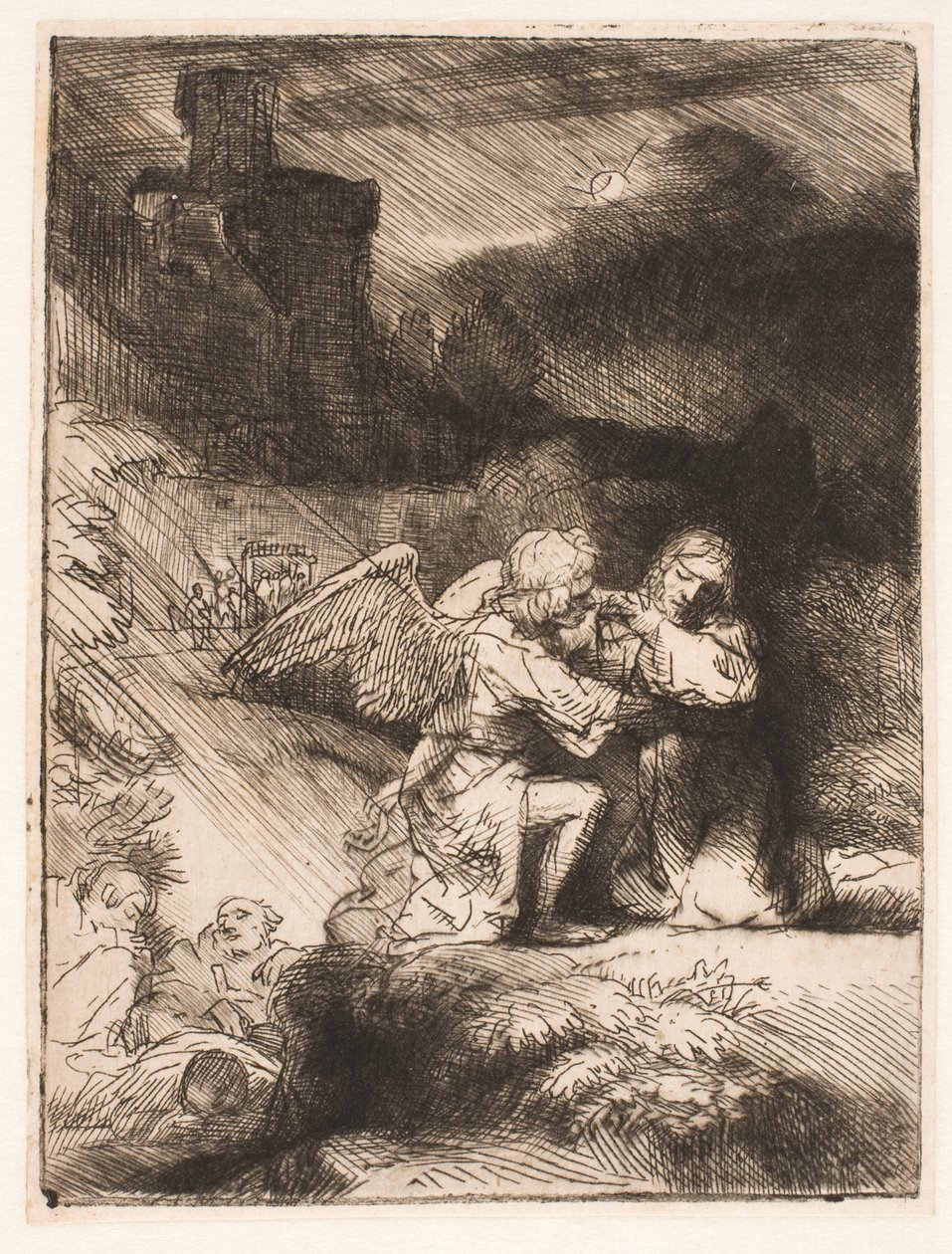 The Agony in the Garden by Rembrandt van Rijn