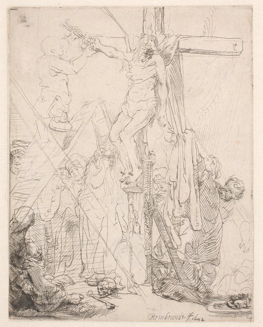 The Descent from the Cross: A Sketch by Rembrandt van Rijn