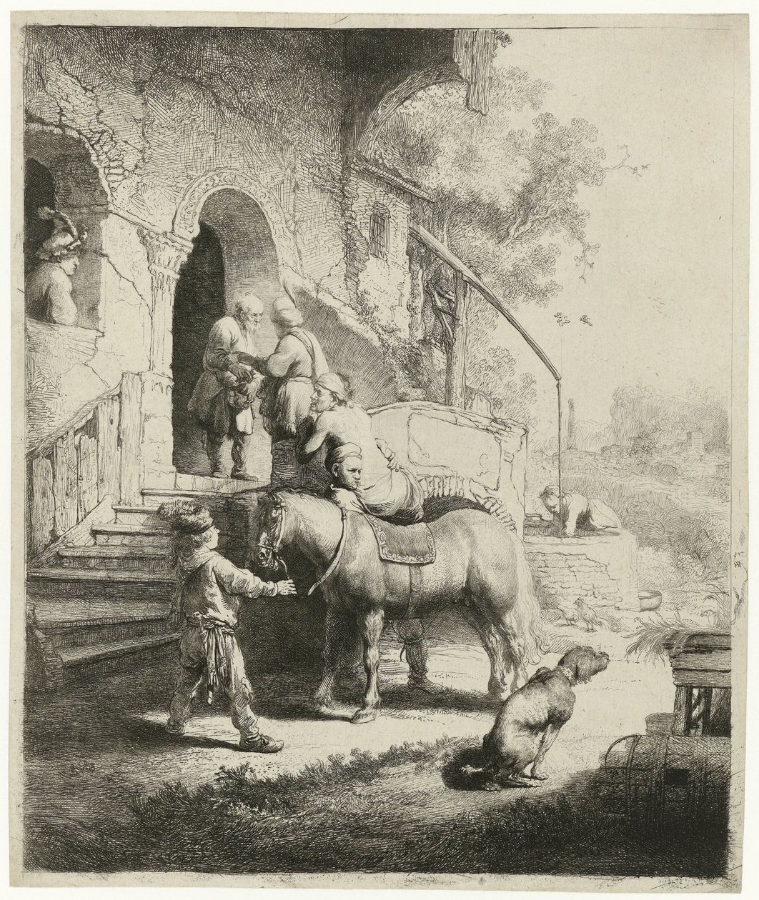 The Good Samaritan by Rembrandt van Rijn