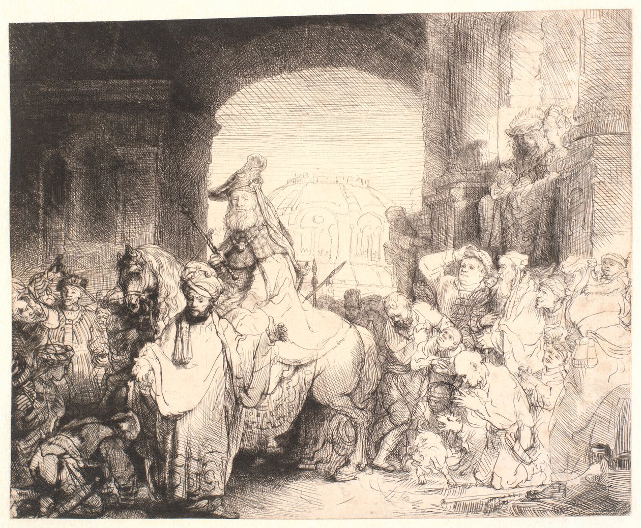 The Triumph of Mordecai by Rembrandt van Rijn