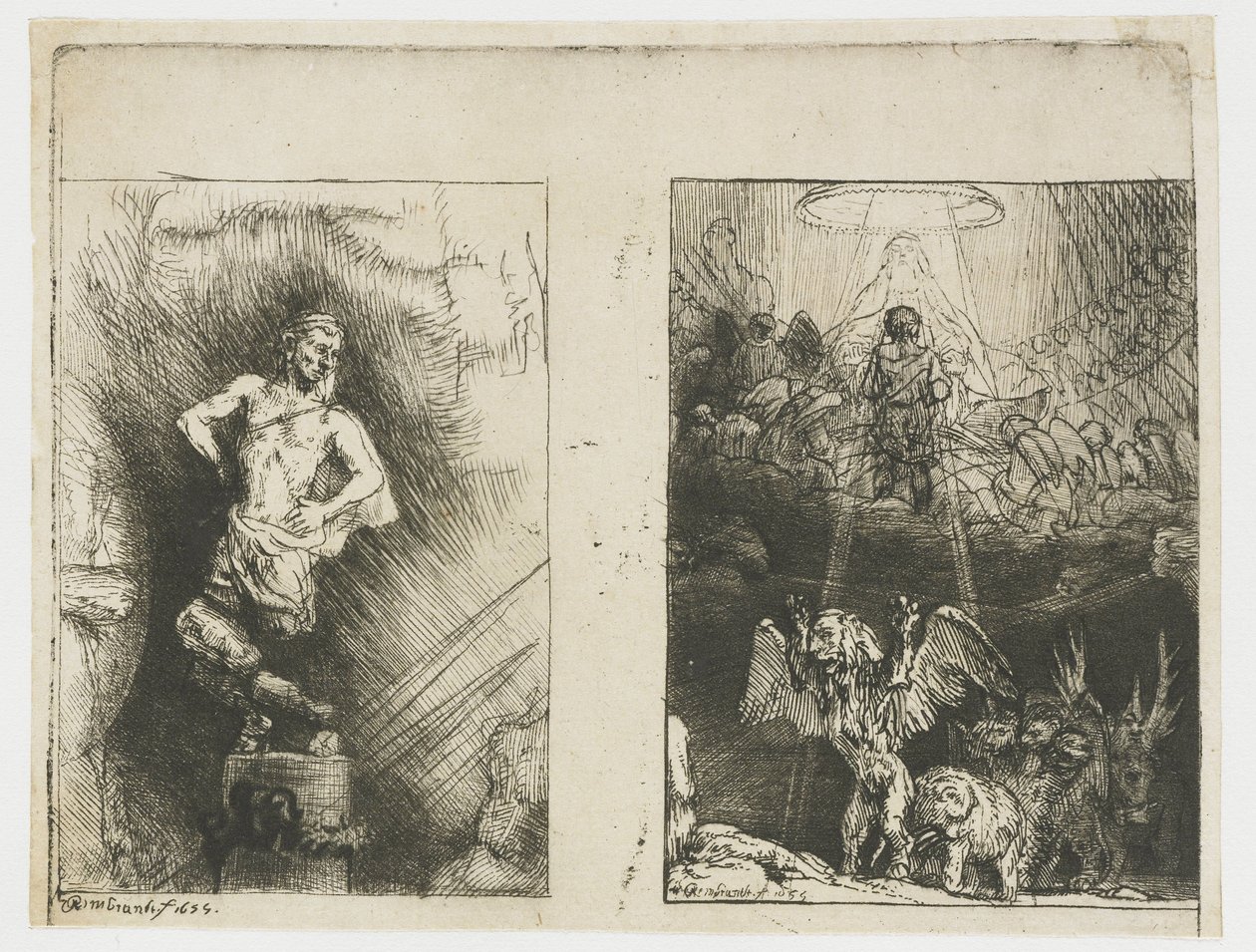 Two Illustrations to Menasseh Ben Israel
