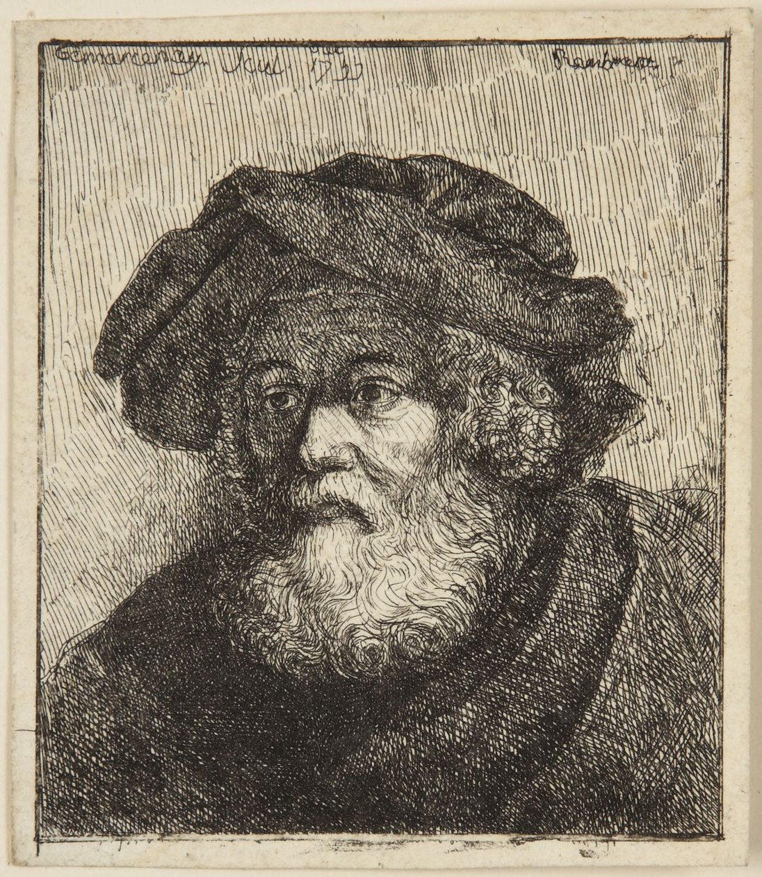 Old Man in Cap by Rembrandt van Rijn