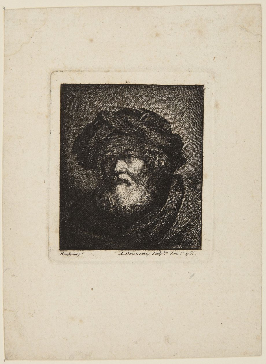 Old Man in Cap by Rembrandt van Rijn