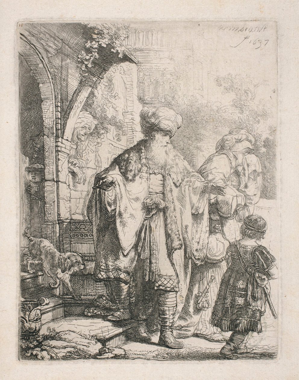 The Expulsion of Hagar by Rembrandt van Rijn