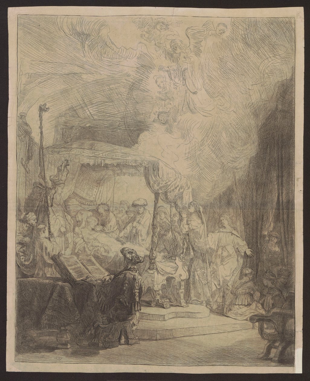 The Dormition of the Blessed Virgin Mary by Rembrandt van Rijn