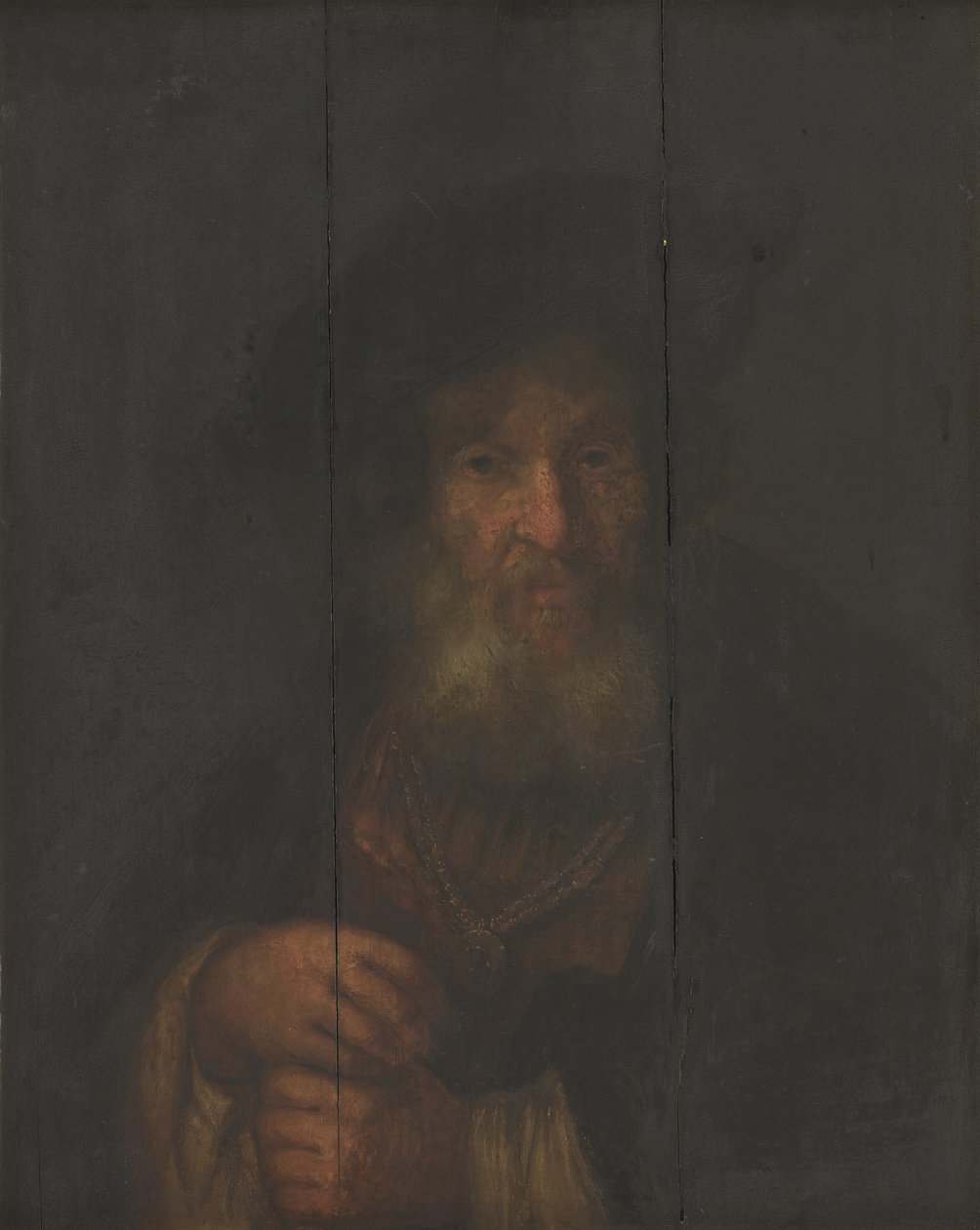 Portrait of an Old Jew by Rembrandts skole