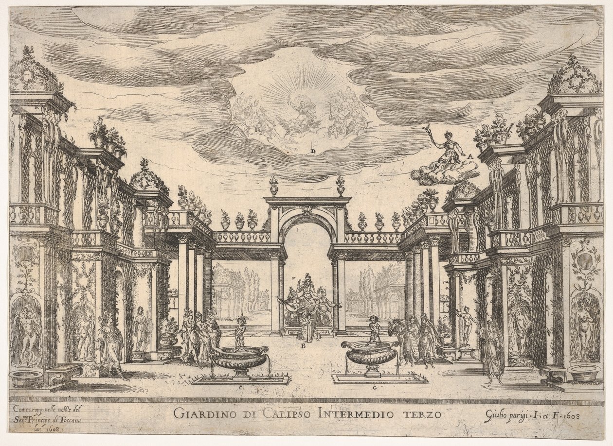 Sixth Interlude: Garden of Calypso, from the Series... by Remigio Cantagallina