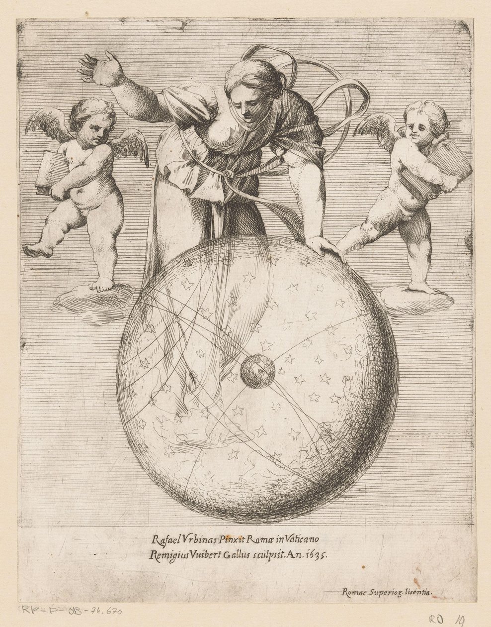Personification of Providence or Dawn (Prints after Compositions by Raphael) by Remy Vuibert