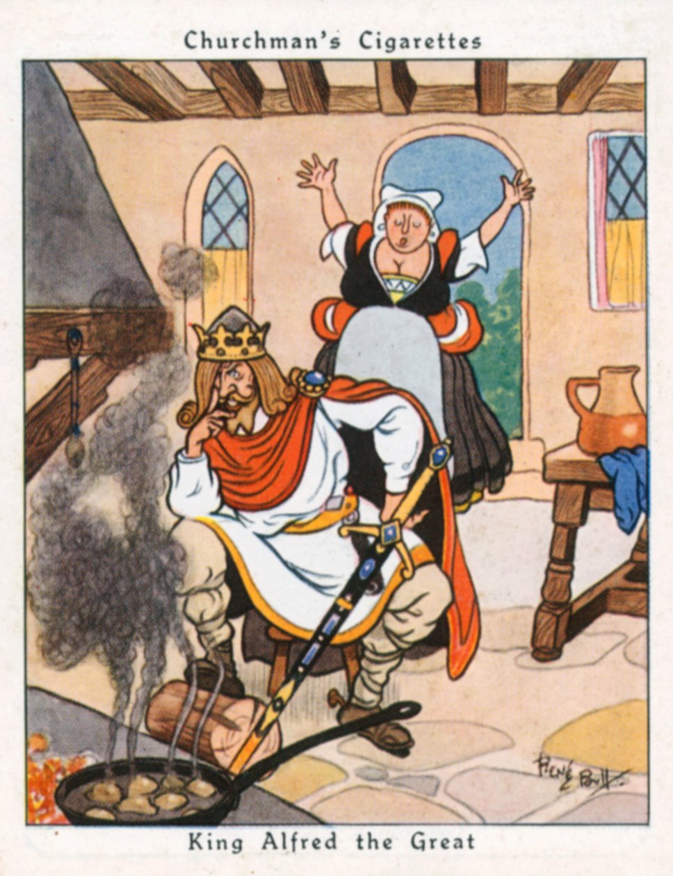 King Alfred the Great by René Bull