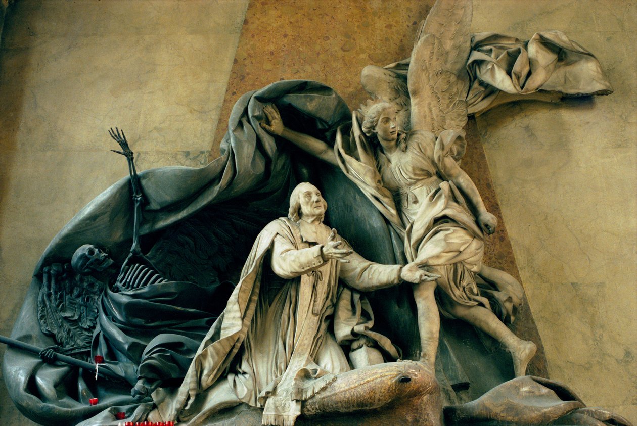 Tomb of Jean Baptiste Joseph Languet de Gergy by Rene Michel Slodtz