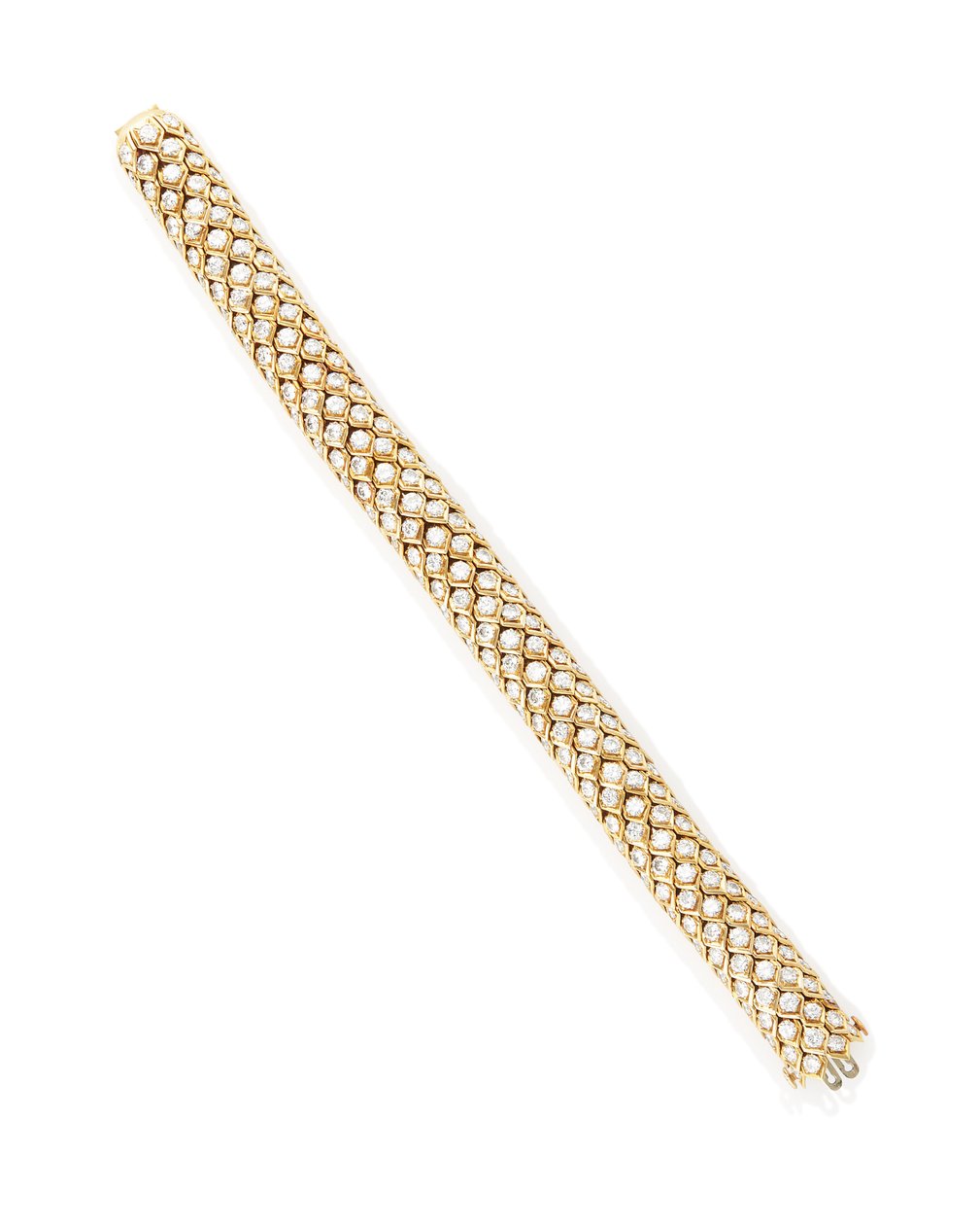 One of Three Honeycomb Bracelets by Rene Boivin