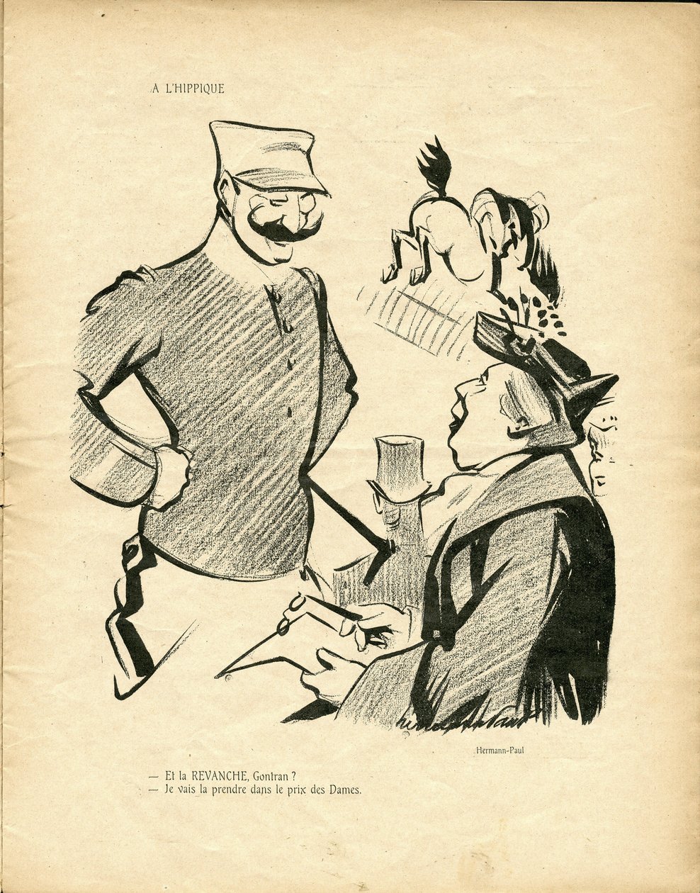 Illustration of Hermann-Paul in The Wild Duck by Rene George Hermann Paul