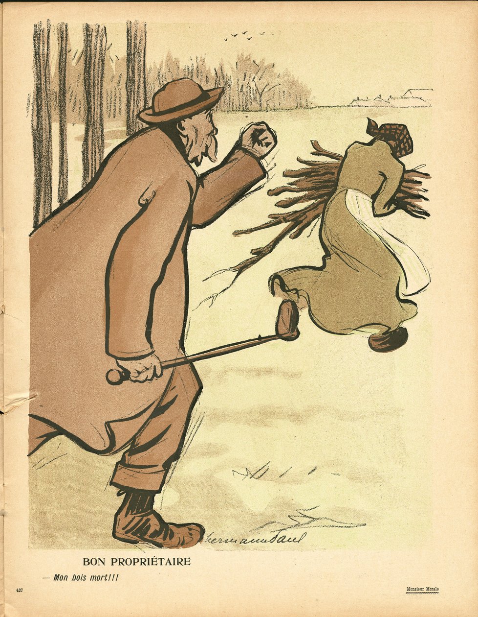 The Butter Plate, number 236, Satirical in Colours by Rene George Hermann Paul