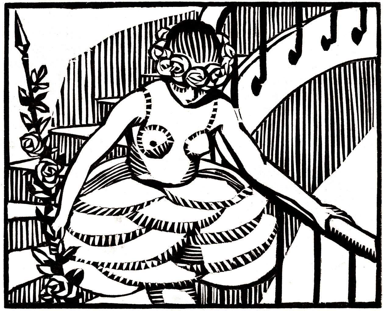 Illustration for “Mitsou” by Colette by Rene George Hermann Paul