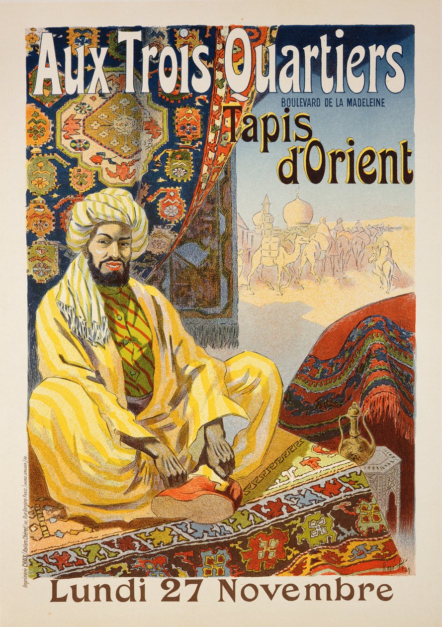 Reproduction of a Poster Advertising 