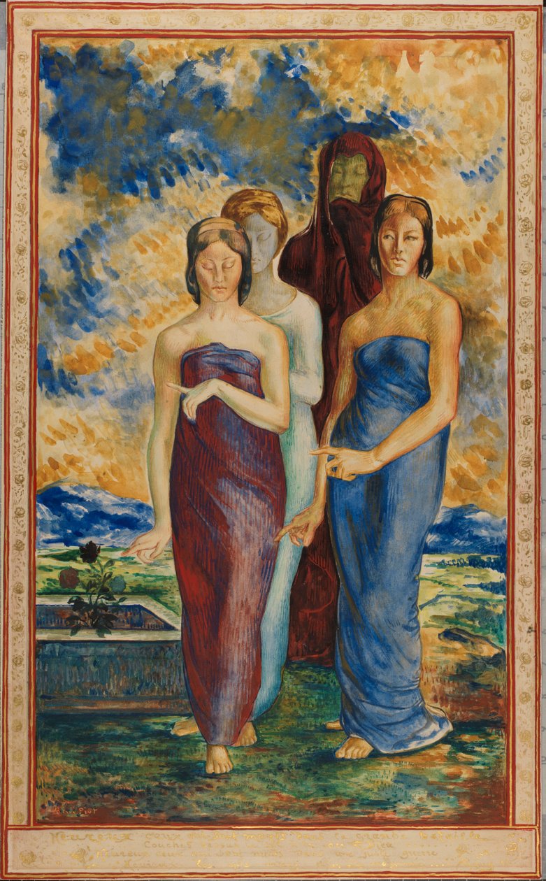 Allegorical Figures by Rene Piot: Buy fine art print
