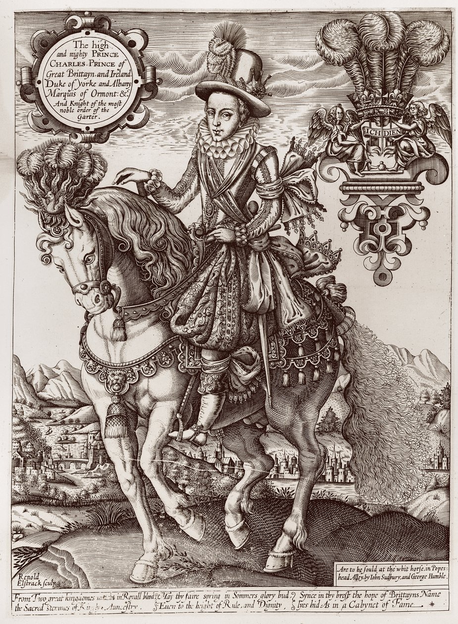 Charles I as Prince of Wales on Horseback, from 