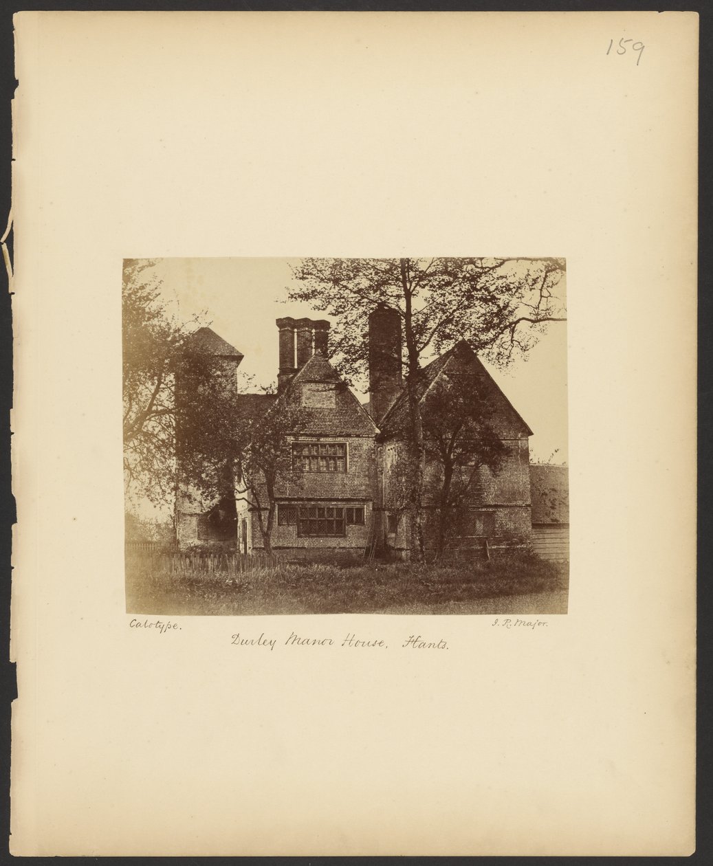 Durley Manor House, Hampshire by Reverend John Richardson Major