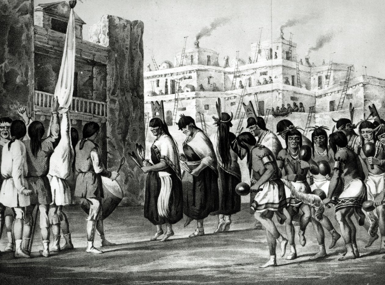 Buffalo Dance at Pueblo de Zuni, New Mexico, from 
