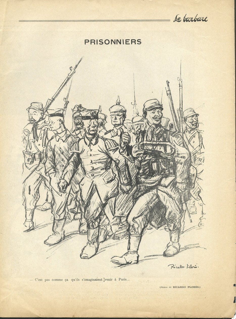 Illustration by Ricardo Flores in The Barbarian, No. 4 by Ricardo Flores