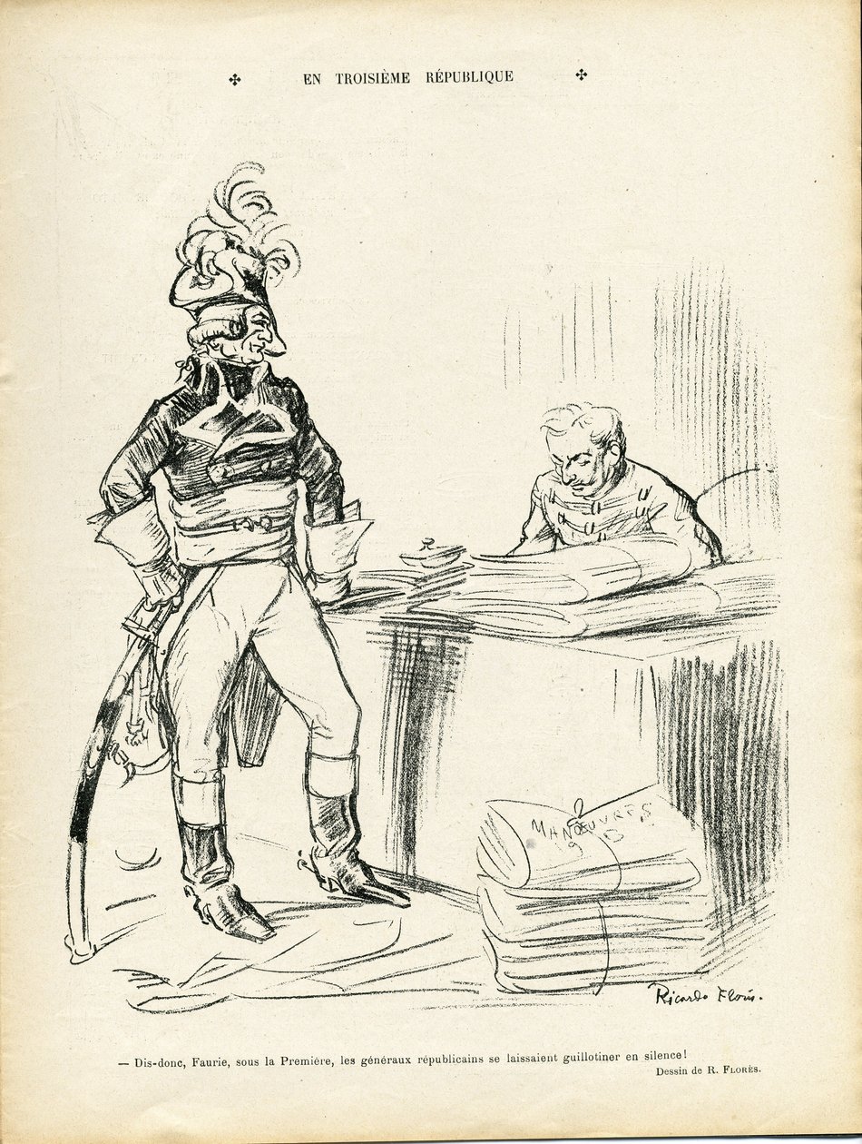 Illustration of Ricardo Flores in Le Lire, 29/11/13 - In the Third Republic - General Generaux, Baptiste Faurie by Ricardo Flores