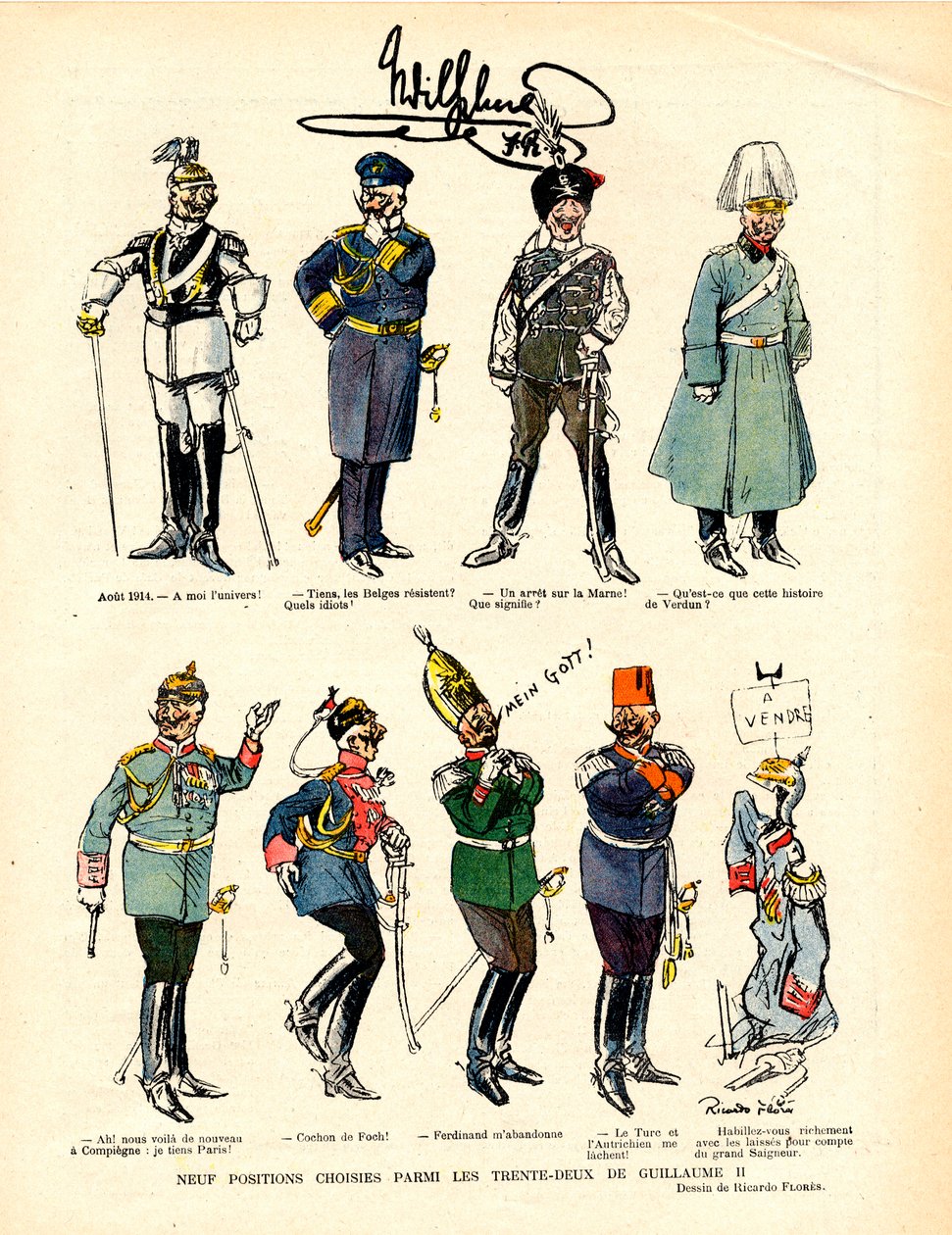 Red Laughter, Satirical in Colors by Ricardo Flores