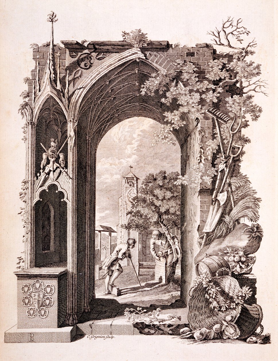 Elegy in a Country Churchyard by Richard Bentley