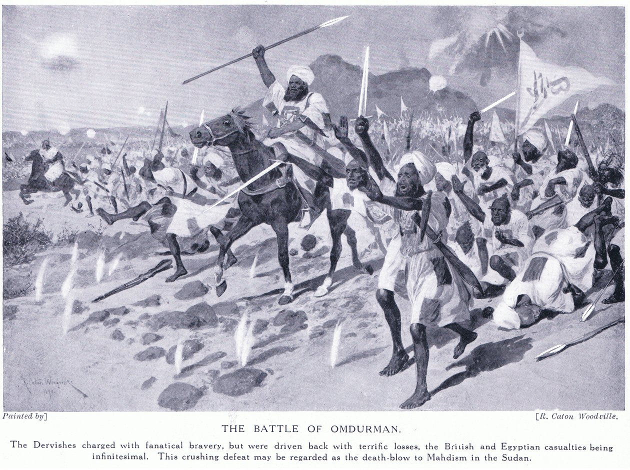 The Battle of Omdurman 1898 AD, c.1920 by Richard Caton Woodville junior