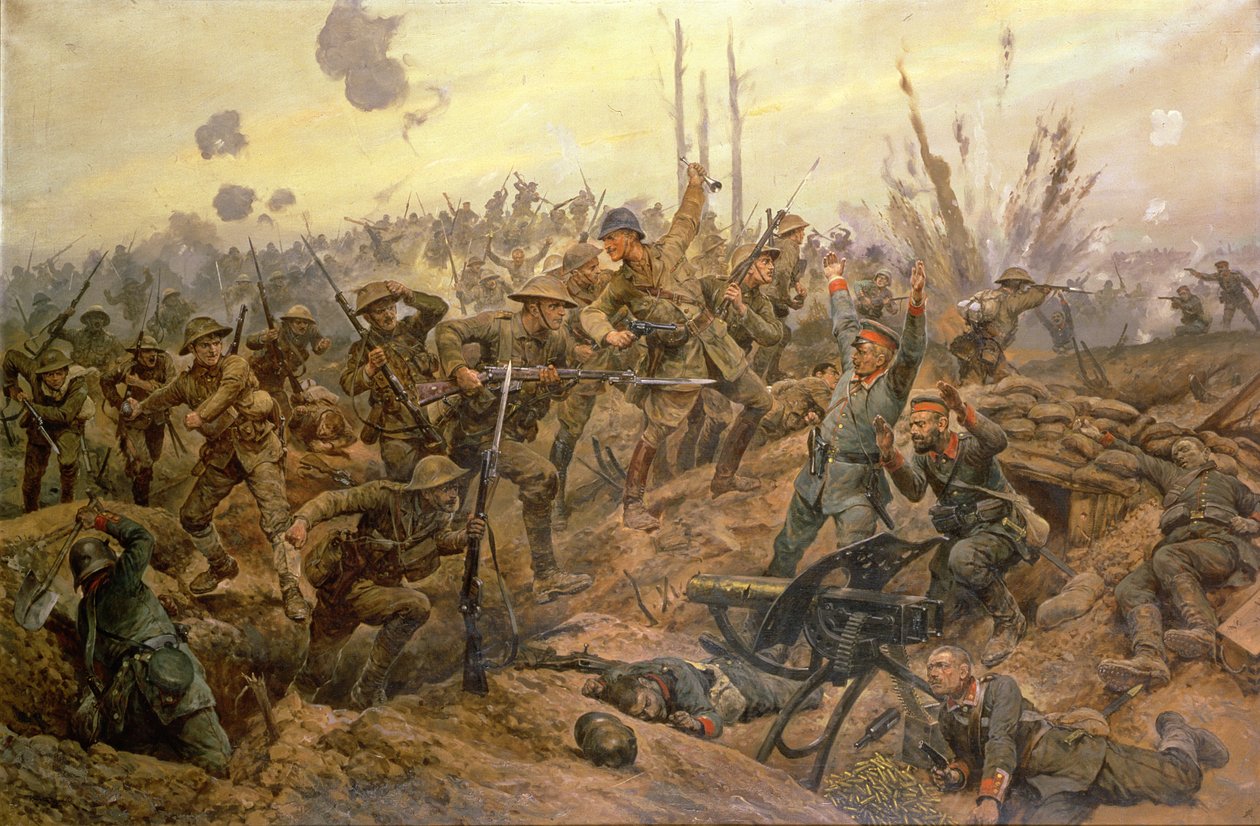The Battle of the Somme by Richard Caton Woodville junior