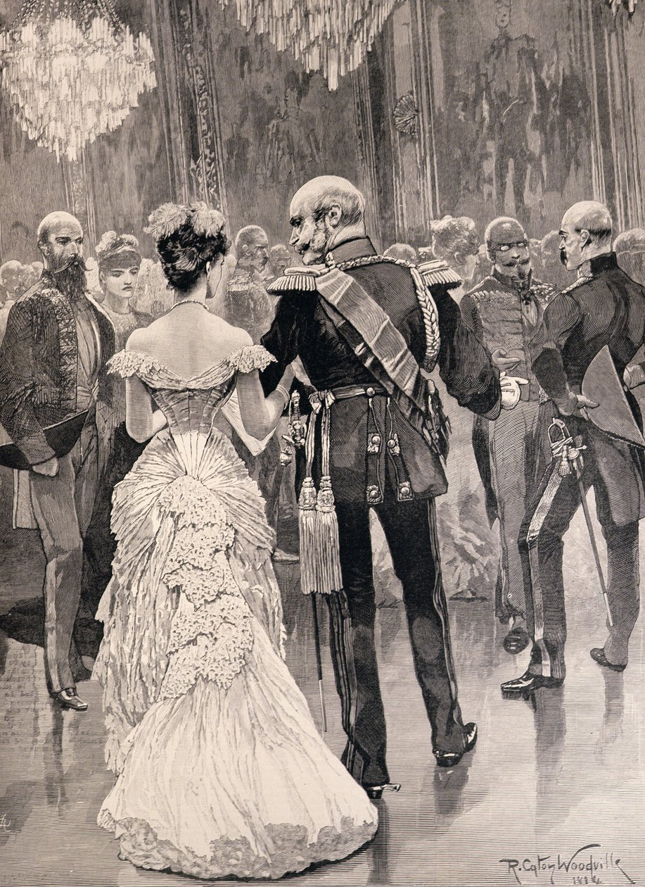 The King of Prussia at a Court Ball in 1862, Pointing Out Bismarck, his New Minister of State, from 