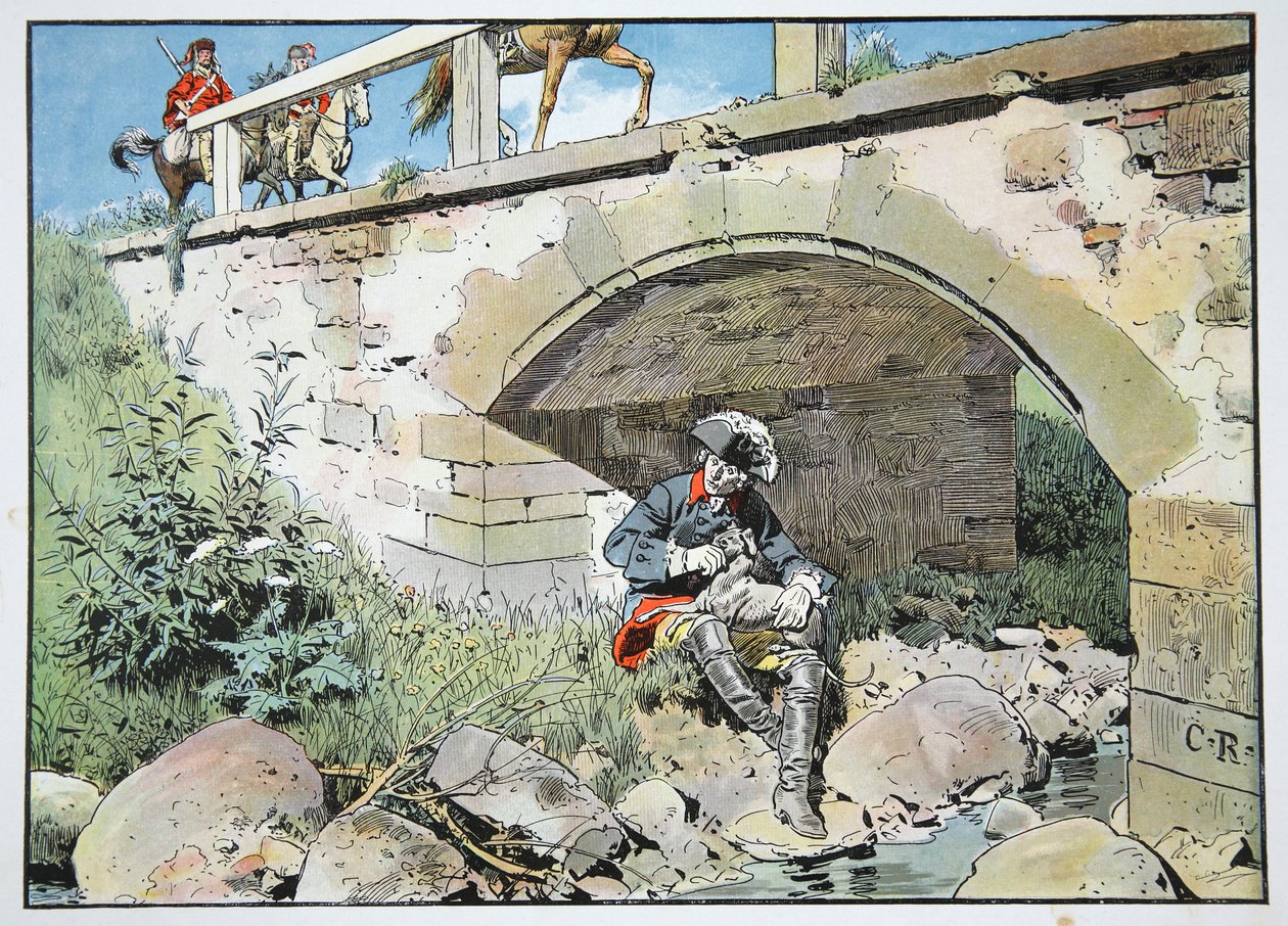 A dangerous moment, 1745 by Richard Knoetel