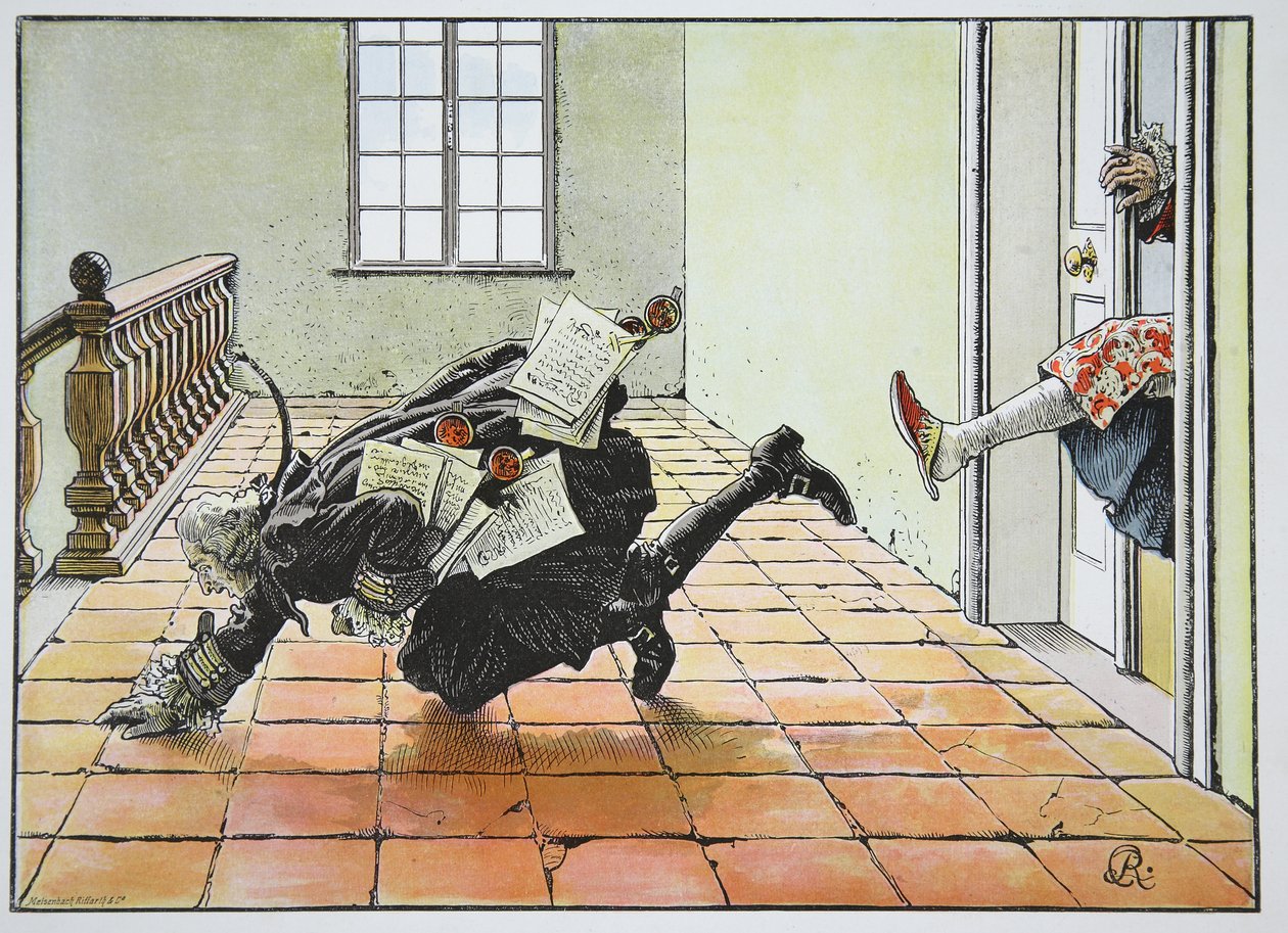 Dr. Aprill, with the imperial ban, 14th October 1757 by Richard Knoetel