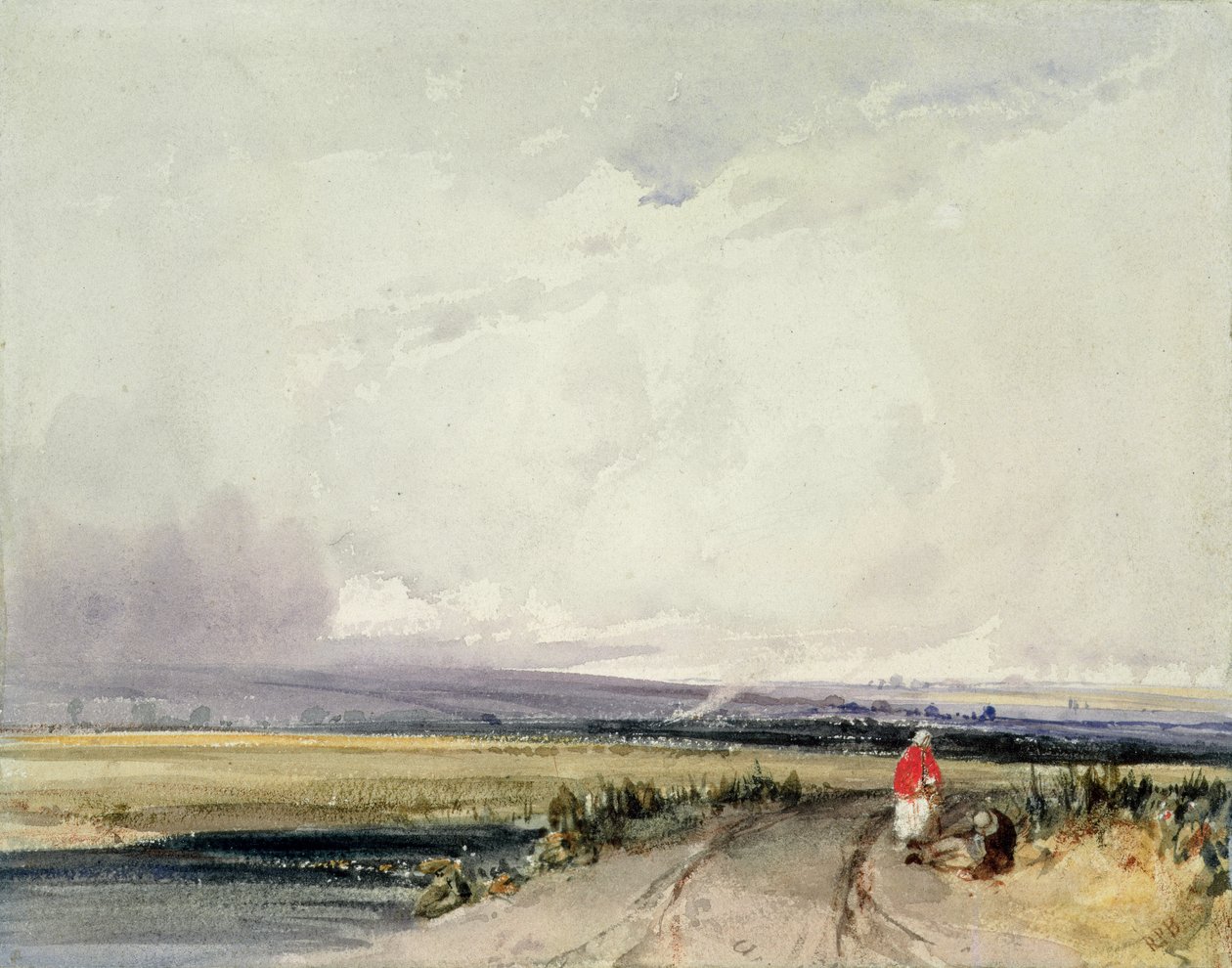 Landscape in Normandy by Richard Parkes Bonington
